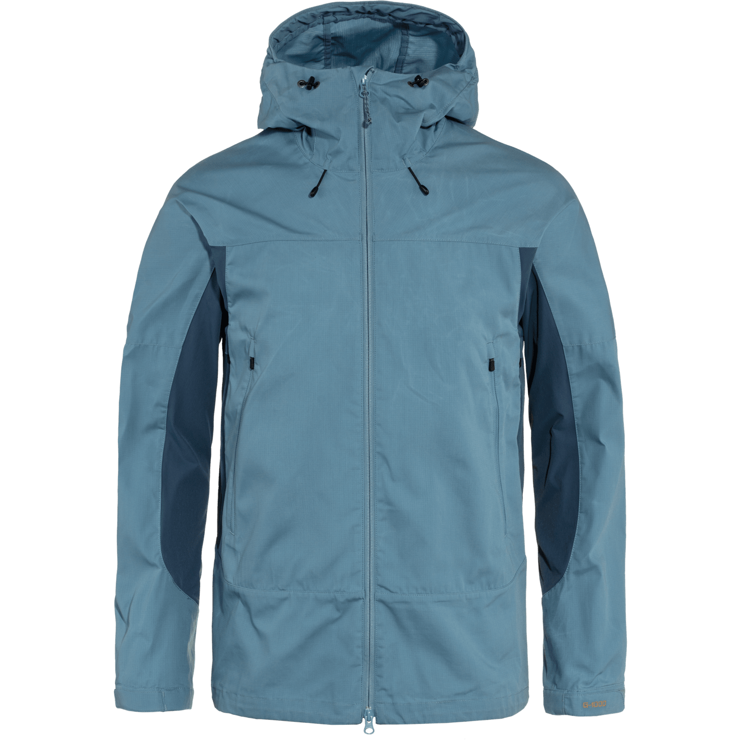 Fjällräven M's Abisko Lite Trekking Jacket - G-1000® Lite Eco - Recycled PET & Organic cotton Dawn Blue-Indigo Blue Jacket