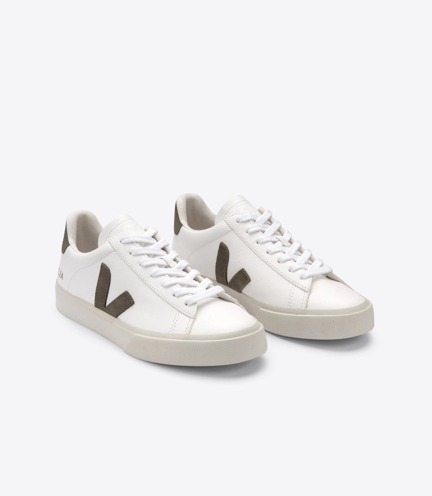 Veja M's Campo Chromefree Sneakers - ChromeFree Leather White Kaki Shoes