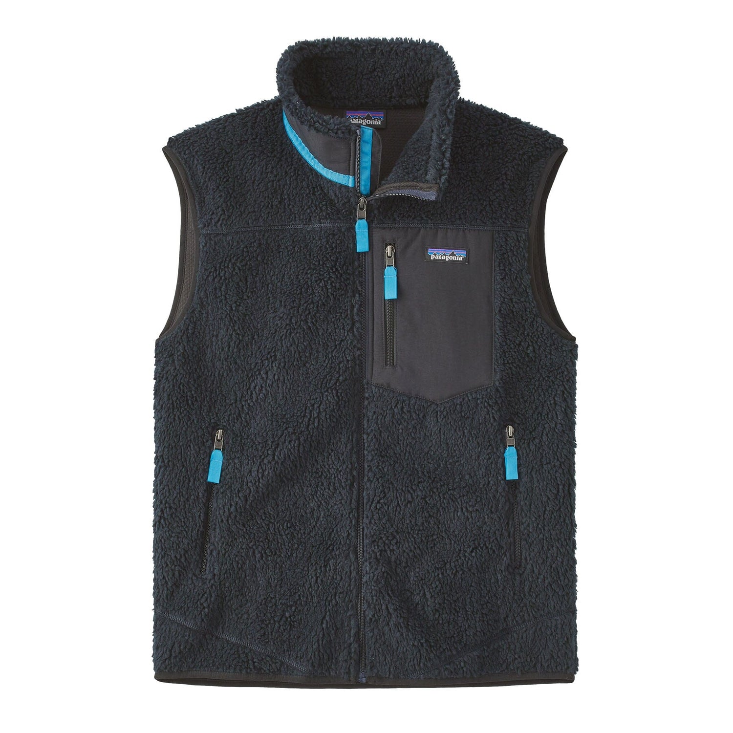 Patagonia M's Classic Retro-X Fleece Vest - Recycled Polyester Pitch Blue Jacket