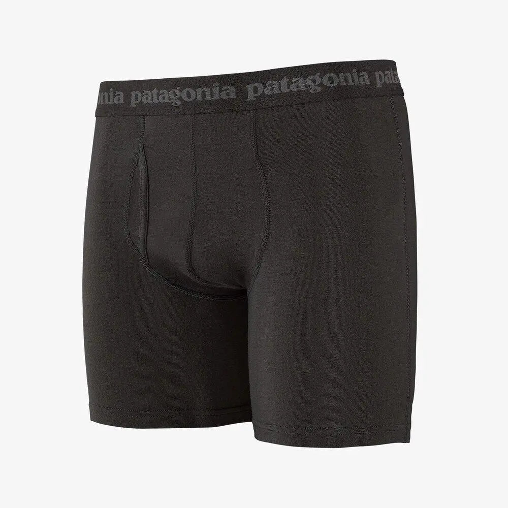 M's Essential Boxer Briefs - From Wood-based TENCEL Underwear Patagonia Black S 6