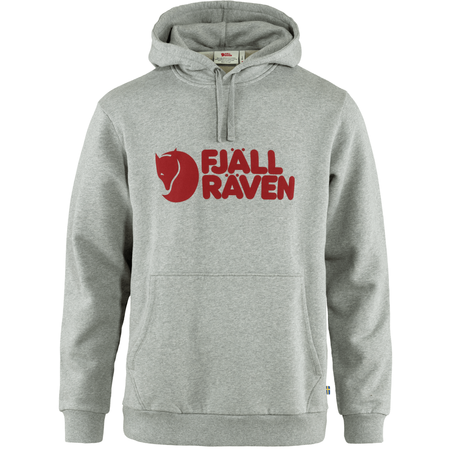 Fjällräven M's Fjällräven Logo Hoodie - 100% Organic Cotton Grey-Melange Shirt