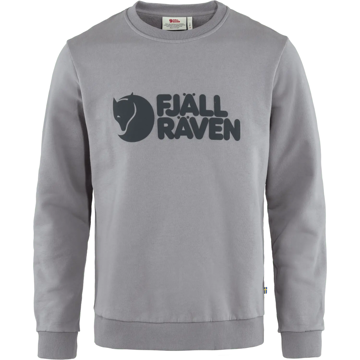 M's Fjällräven Logo Sweatshirt - 100% Organic cotton Shirt Fjällräven Flint Grey S