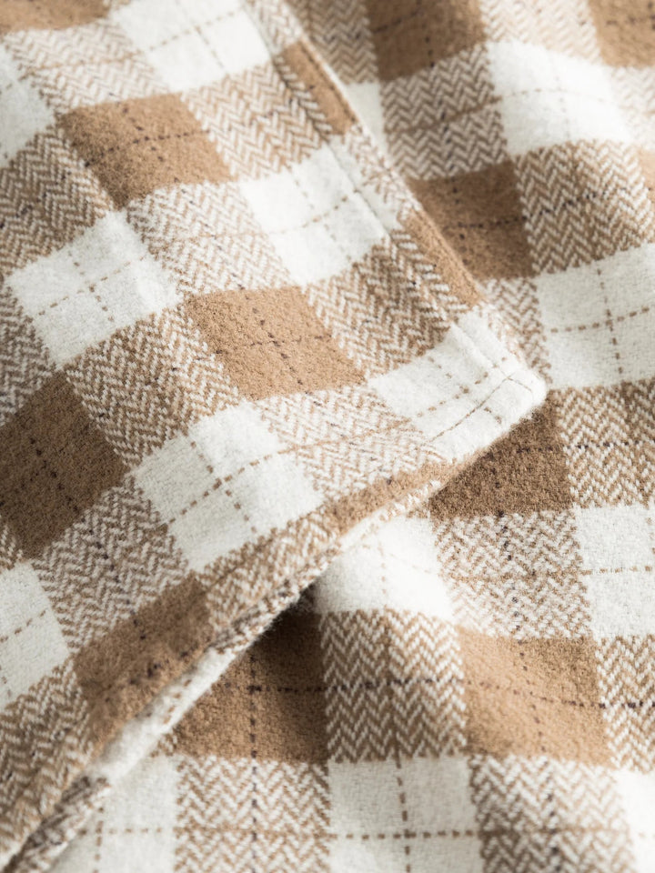 M's Loose fit checkered shirt - 100% Organic Cotton Shirt KnowledgeCotton Apparel