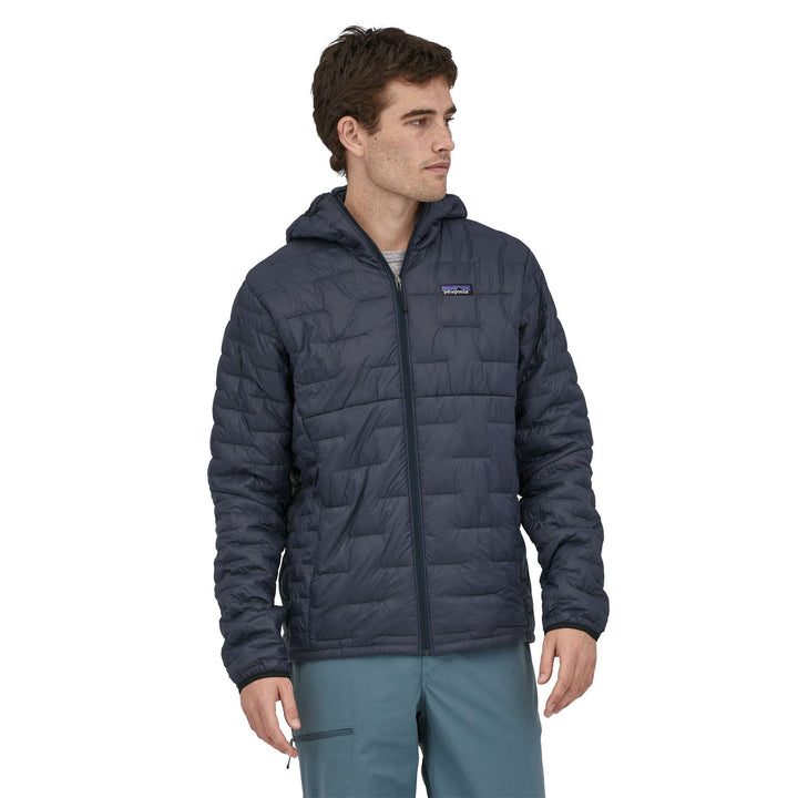 M's Micro Puff Hoody - Recycled Nylon & Recycled Polyester Jacket Patagonia Smolder Blue M