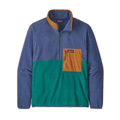 Patagonia M's Microdini 1/2 Zip Fleece Pullover - 100% Recycled Polyester Borealis Green S Shirt