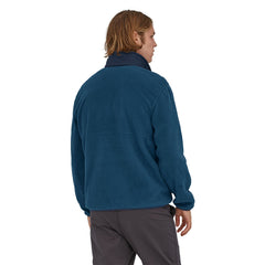 Patagonia M's Microdini 1/2 Zip Fleece Pullover - 100% Recycled Polyester Tidepool Blue Shirt