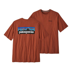 Patagonia M's P-6 Logo Responsibili-Tee® - Recycled cotton White Shirt