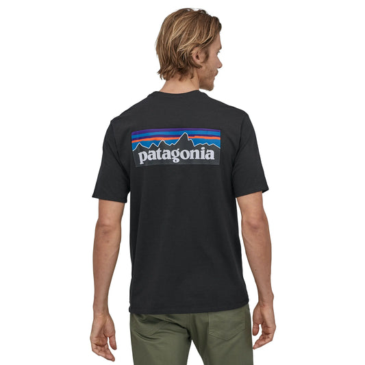 Patagonia - M's P-6 Logo Responsibili-Tee® - Recycled cotton - Weekendbee - sustainable sportswear