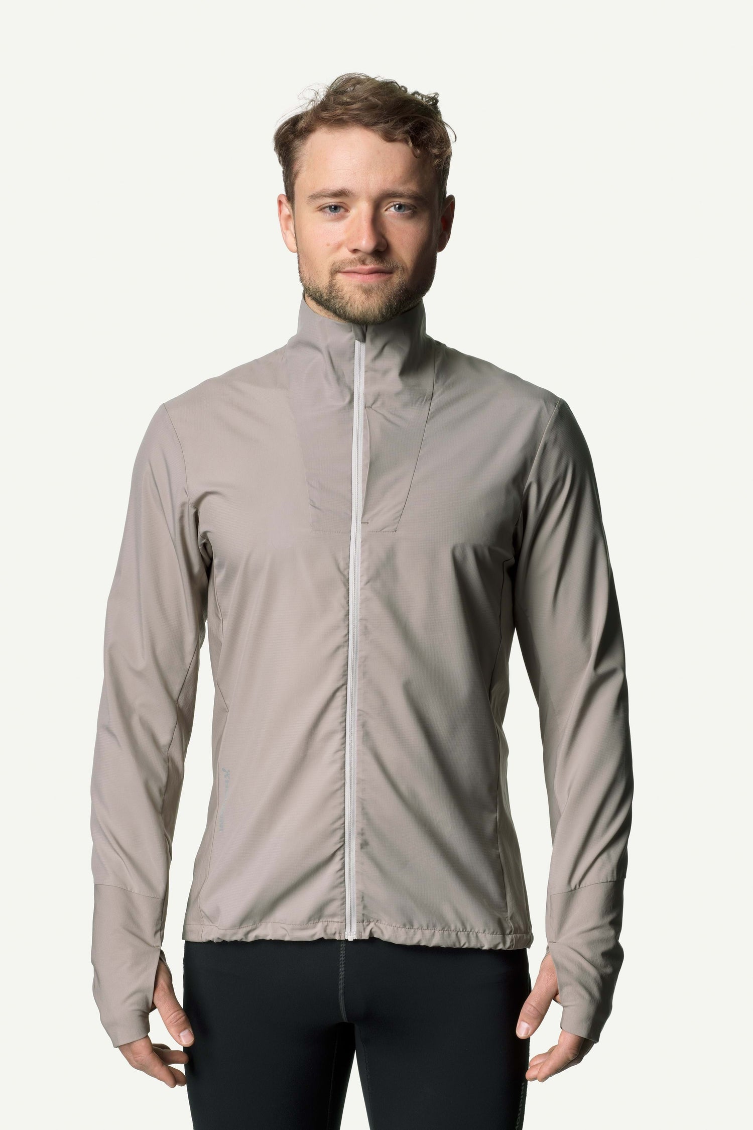 Houdini M's Pace Wind Jacket - 100% recycled polyester Morning Haze Jacket