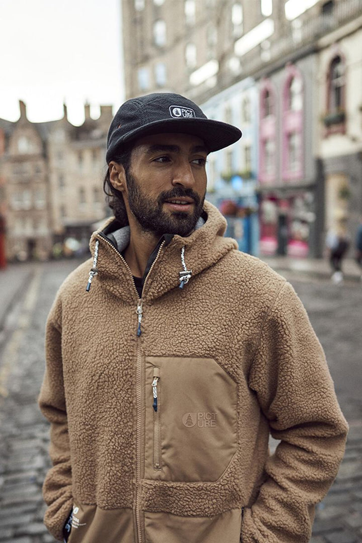 M's Pemberton Zip Fleece Hood - Recycled Polyester Shirt Picture Organic