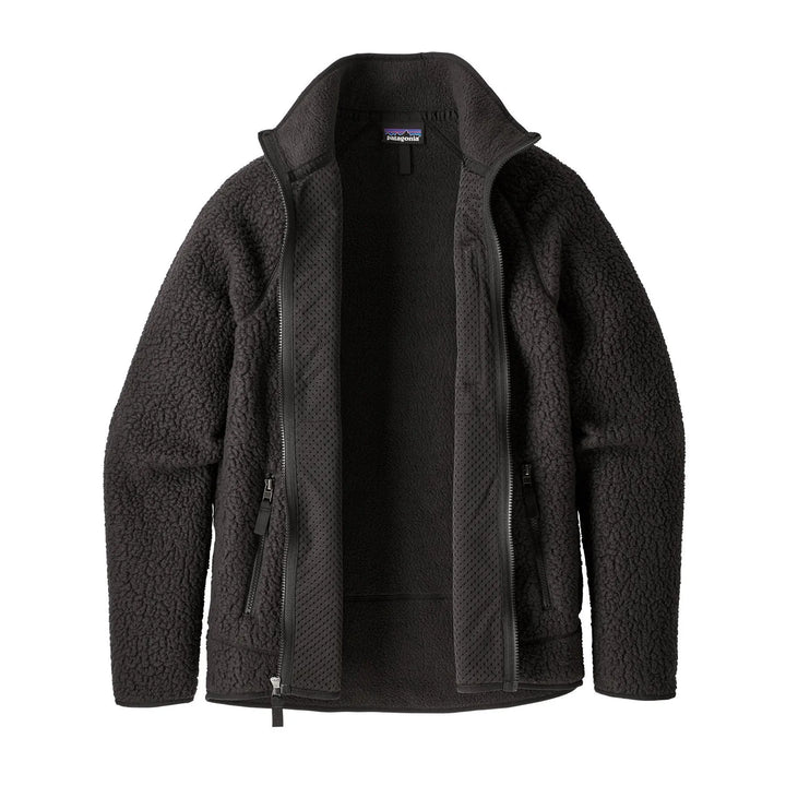 Patagonia M's Retro Pile Jacket - 100 % Recycled Polyester Black Jacket