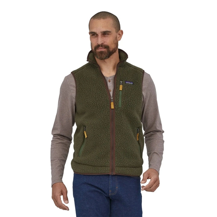 M's Retro Pile Vest - Recycled polyester Jacket Patagonia Basin Green M