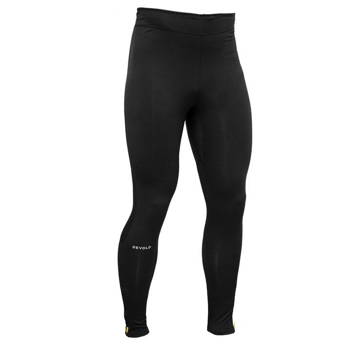 Devold M's Running Tights - Merino Wool Caviar 21 Pants