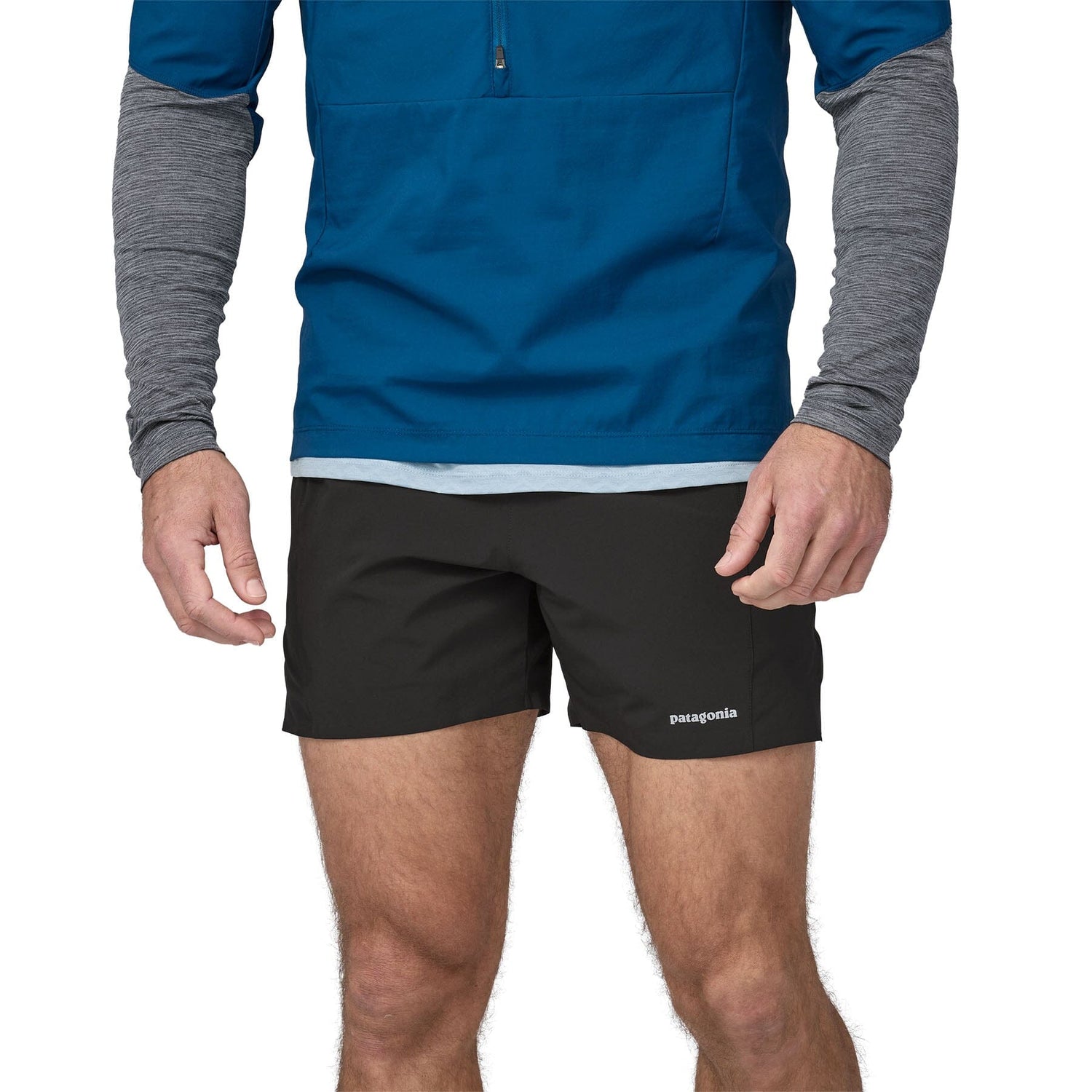 Patagonia M's Strider Pro Shorts 5'' - Recycled Polyester Black Pants
