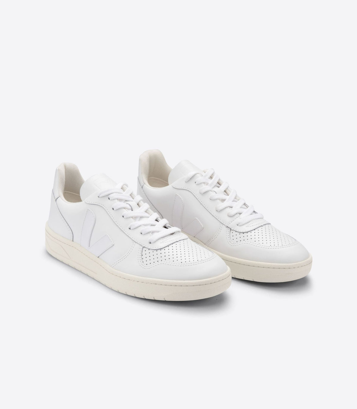 M's V-10 Leather - Classical sneakers Shoes Veja White 41