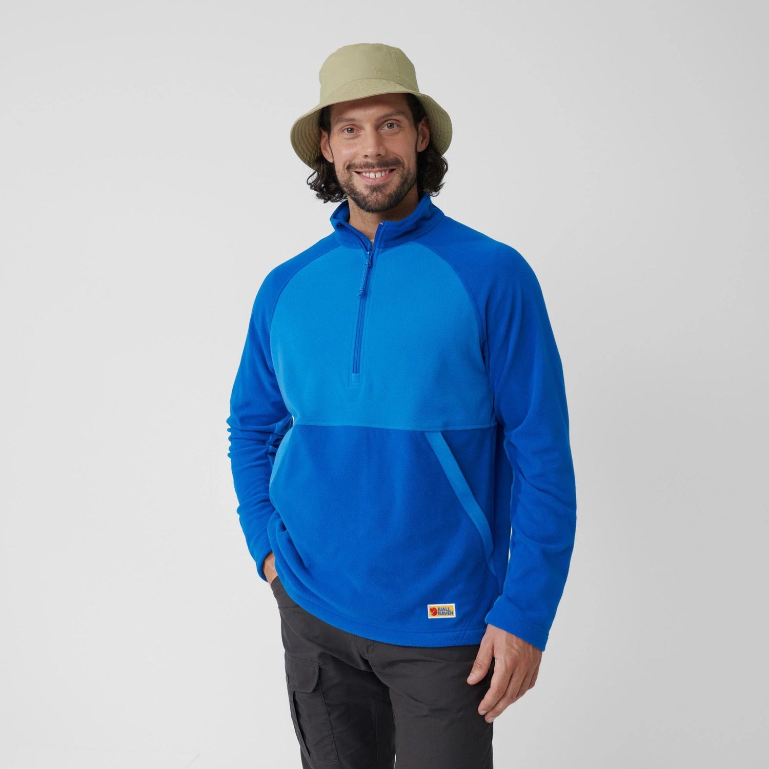 Fjällräven M's Vardag Lite Fleece - Recycled polyester Alpine Blue-UN Blue Shirt