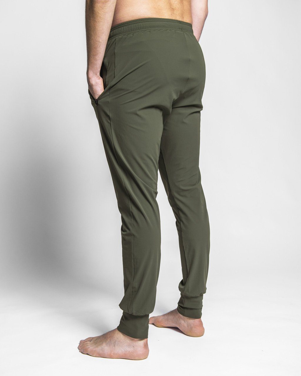 Népra M's Yed Jogger Sports Pants - Recycled Polyamide Army Pants
