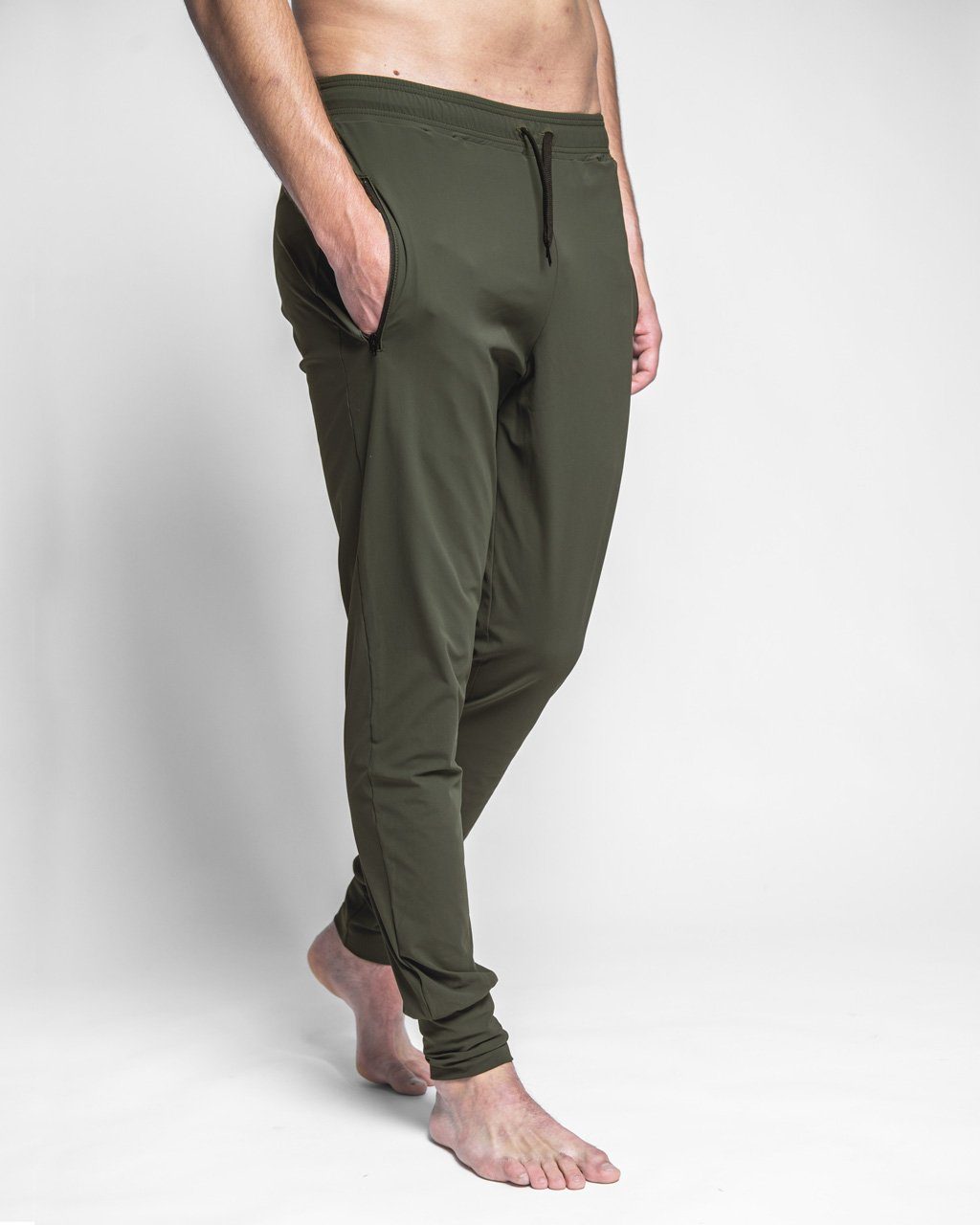 Népra M's Yed Jogger Sports Pants - Recycled Polyamide Army Pants