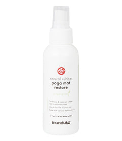 Manduka Natural Rubber Yoga Mat Restore - Biodegradable ingredients 4 OZ (118 ml) Yoga equipment