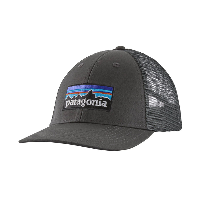 P-6 LoPro Trucker Cap - Organic Cotton Headwear Patagonia Forge Grey