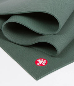 Manduka PRO Yoga Mat 6mm - OEKO-TEX Certified PVC Black Sage Green Yoga equipment