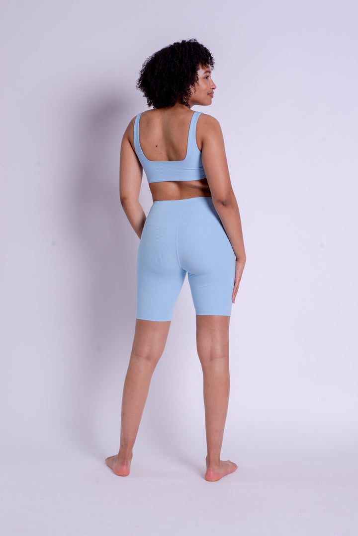 RIB Bike Shorts - Made from recycled plastic bottles Pants Girlfriend Collective