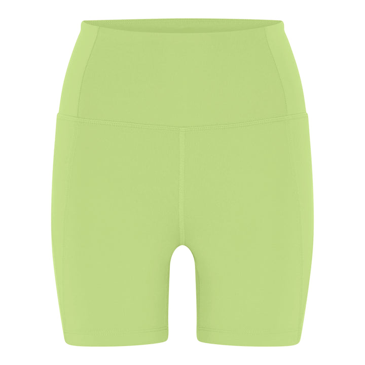 Girlfriend Collective Run Shorts High-Rise - Made from Recycled Plastic Bottles Key Lime Pants