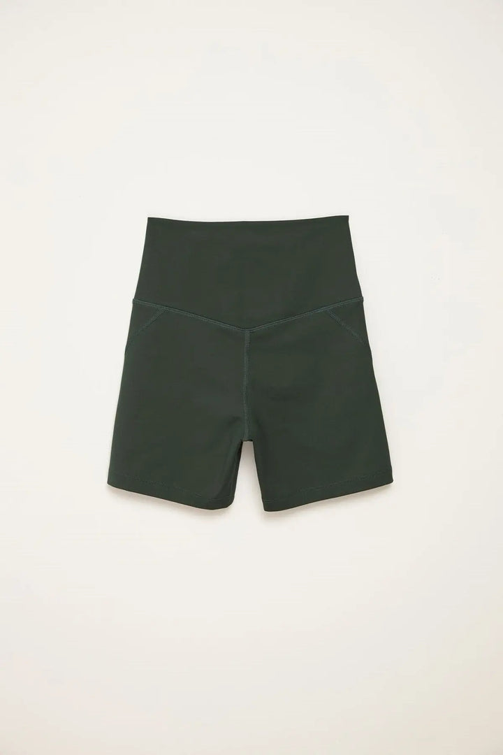 Girlfriend Collective Run Shorts High-Rise - Made from Recycled Plastic Bottles Moon XL Pants
