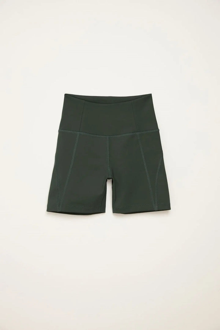 Girlfriend Collective Run Shorts High-Rise - Made from Recycled Plastic Bottles Moon XL Pants