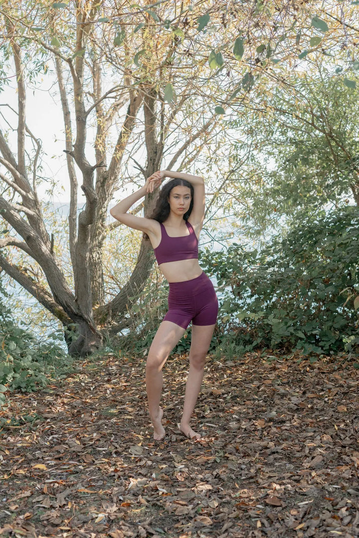 Run Shorts High-Rise - Made from Recycled Plastic Bottles Pants Girlfriend Collective