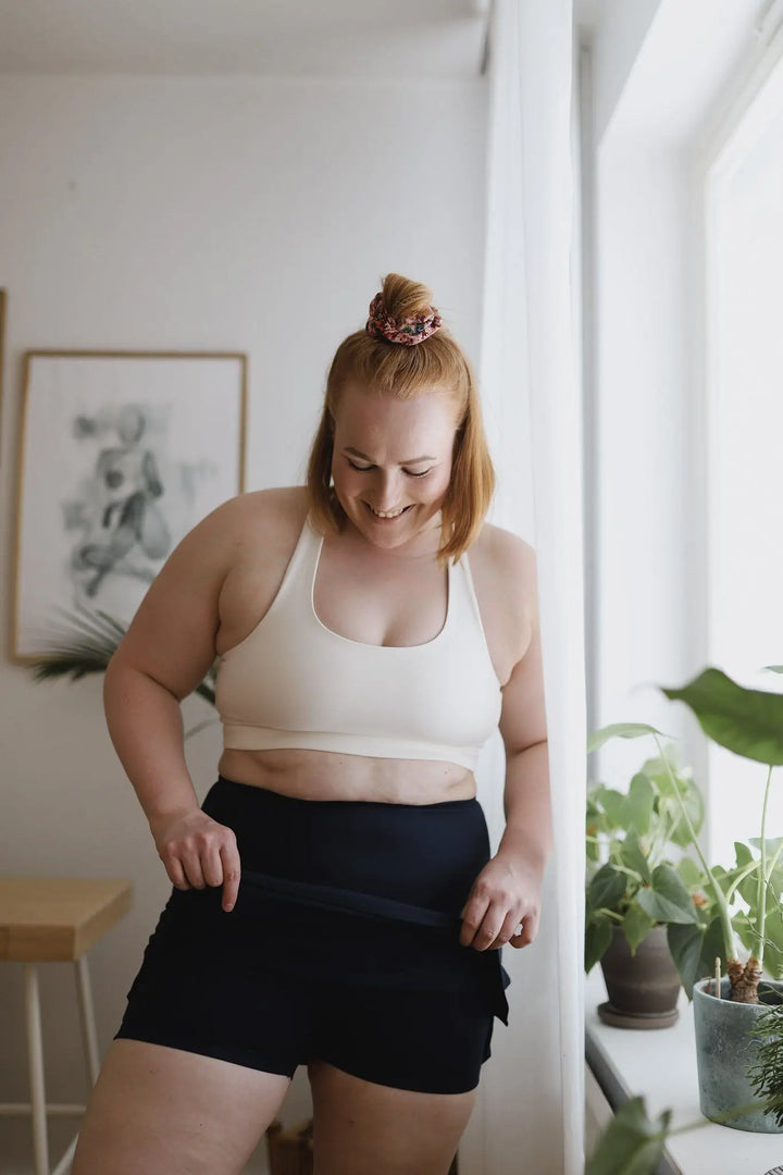 The Skort High-Rise - Made from Recycled Plastic Bottles Skirt Girlfriend Collective