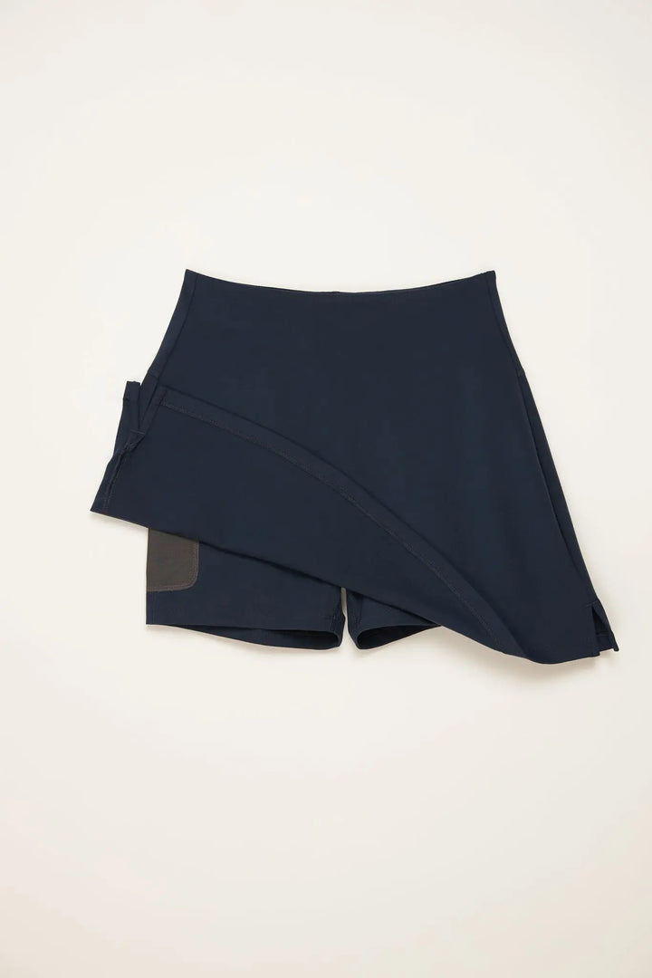 Girlfriend Collective The Skort High-Rise - Made from Recycled Plastic Bottles Moss Skirt