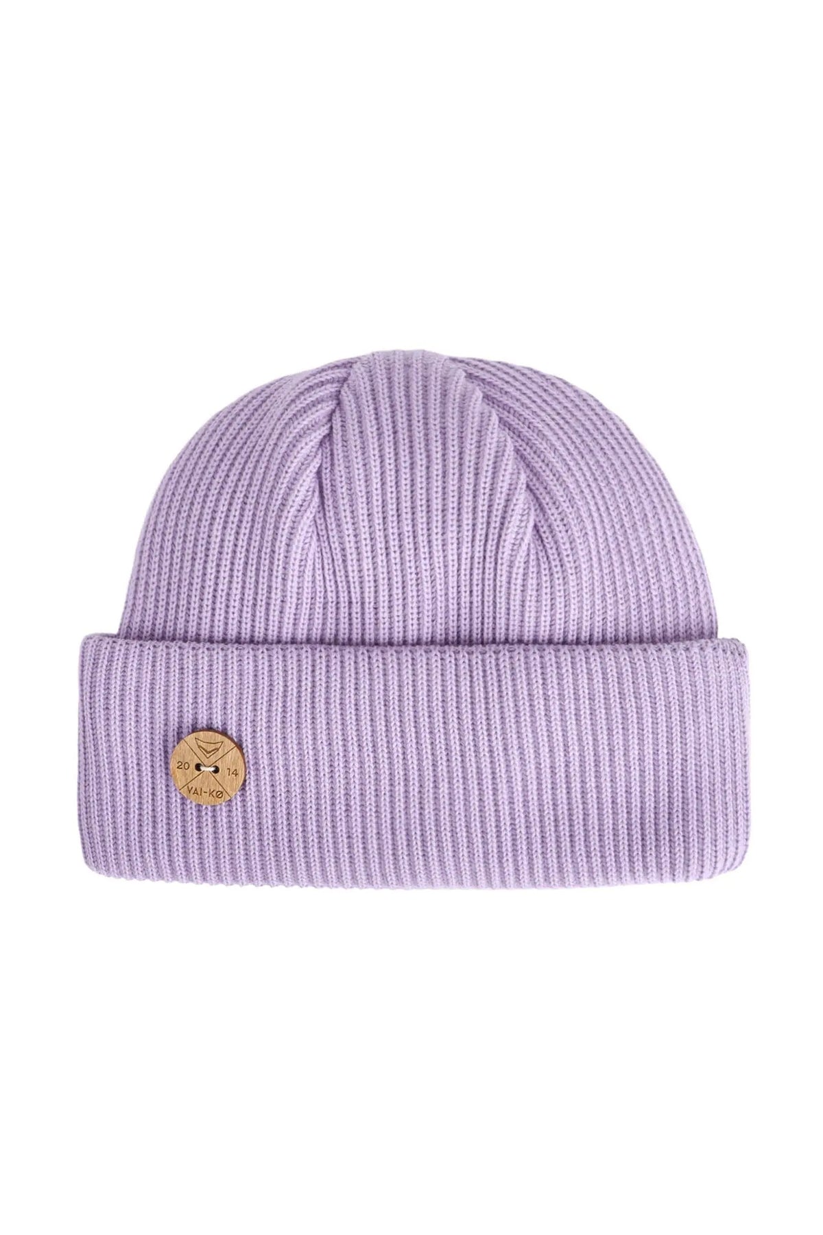 Timberjack Beanie - 100% Organic Merino Wool Headwear VAI-KØ Sweet Lavender