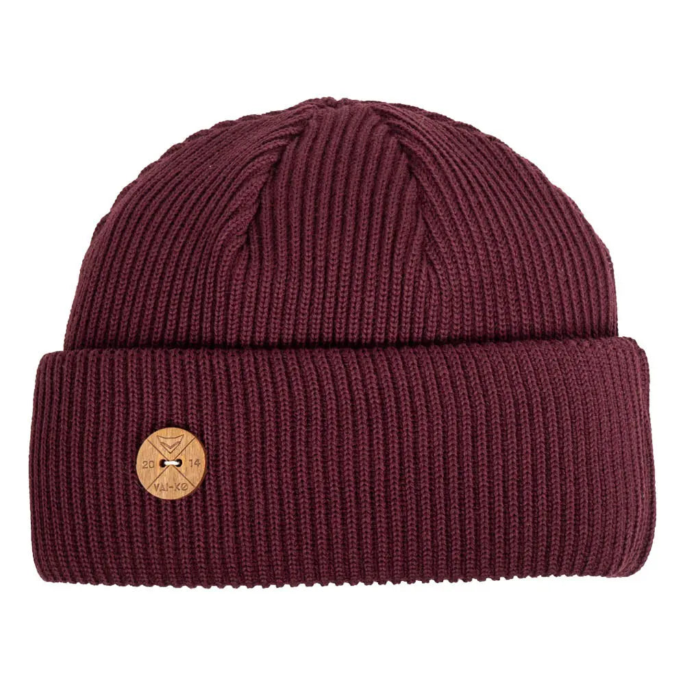 Timberjack Beanie - 100% Organic Merino Wool Headwear VAI-KØ Syrah