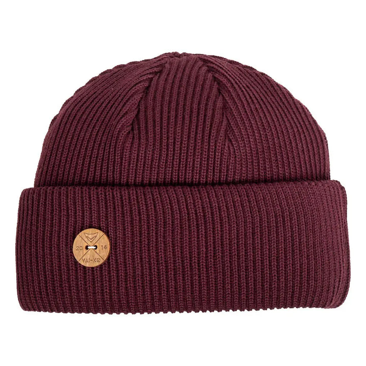 Timberjack Beanie - 100% Organic Merino Wool Headwear VAI-KØ Syrah