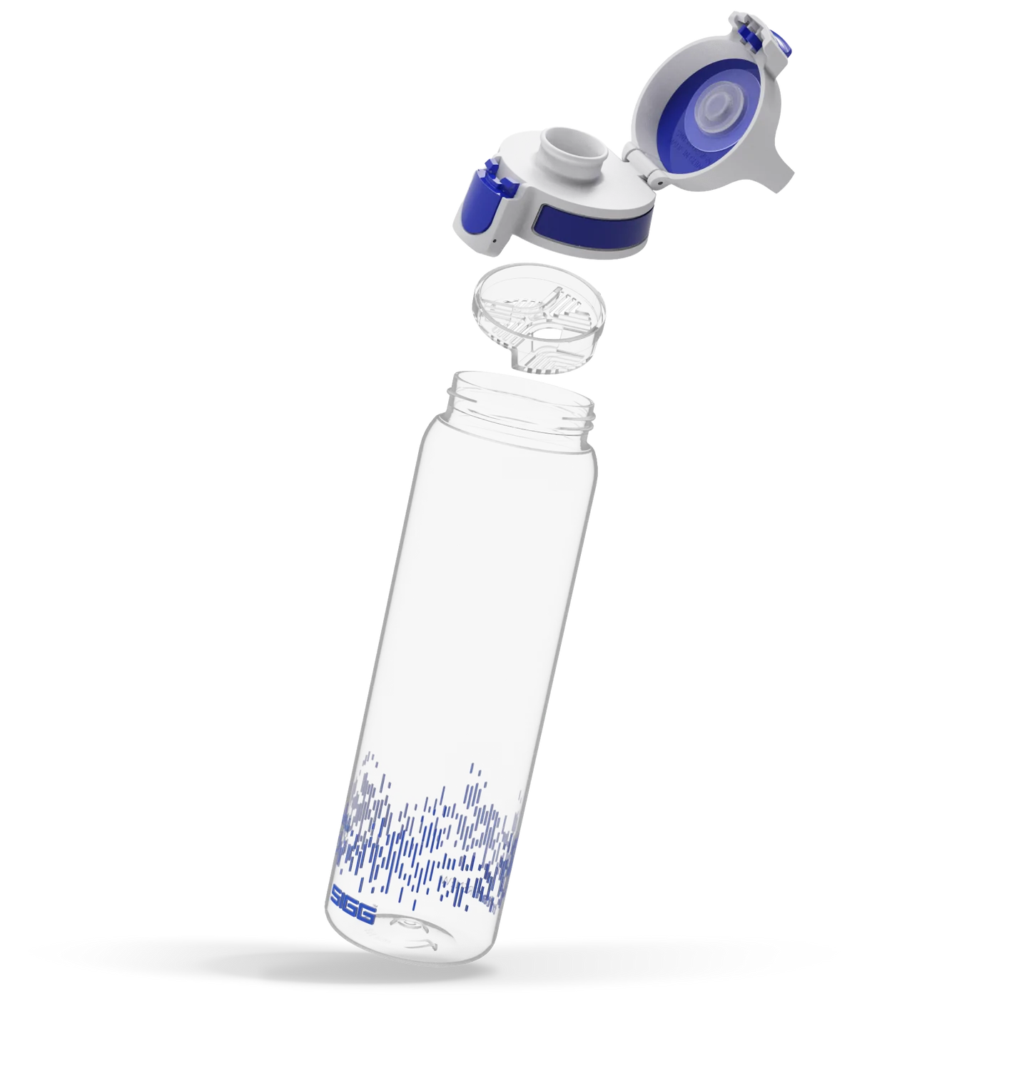 SIGG Total Clear ONE MyPlanet Bottle 0.75l - Tritan plastic Aqua 0.75l Cutlery