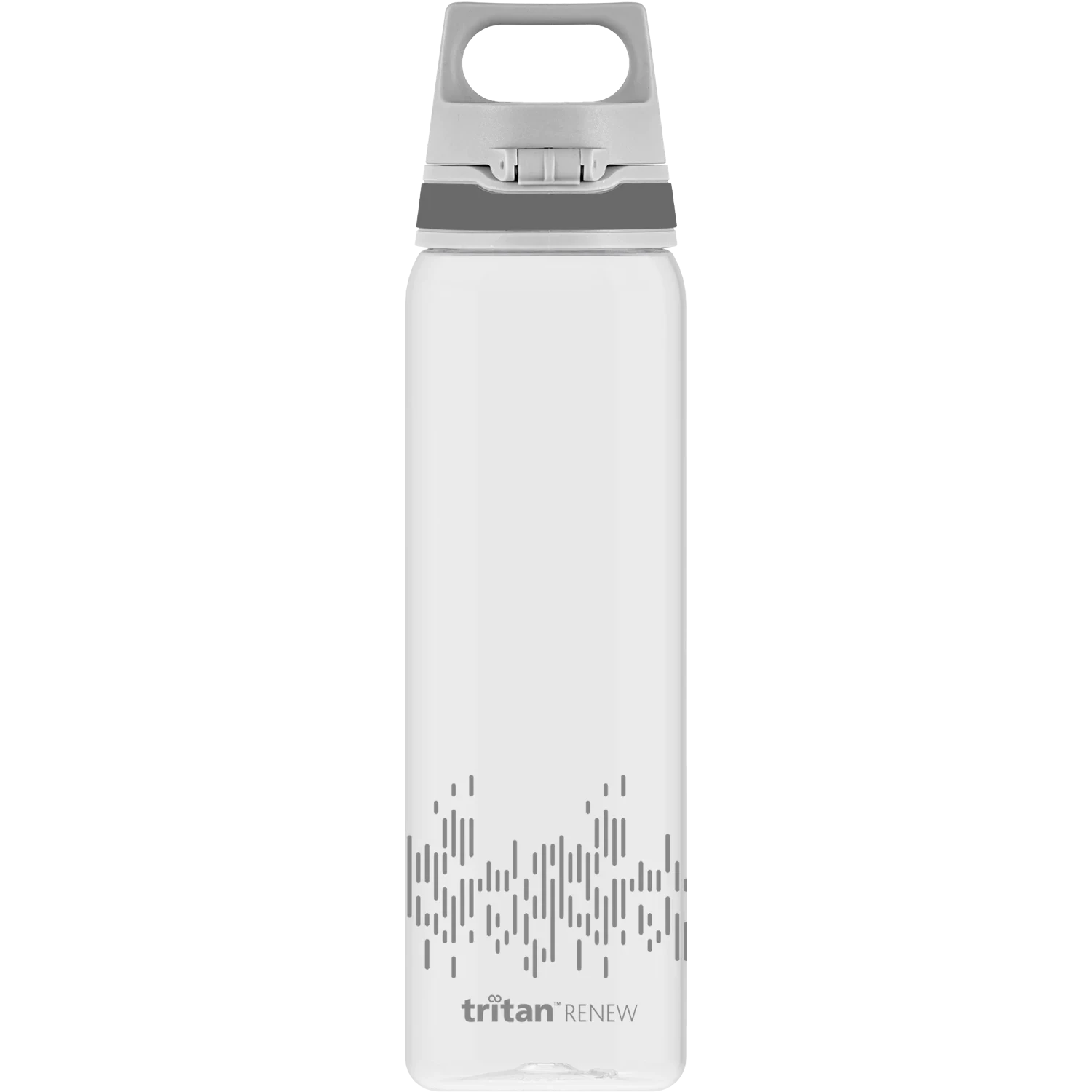 SIGG Total Clear ONE MyPlanet Bottle 0.75l - Tritan plastic Anthracite 0.75l Cutlery