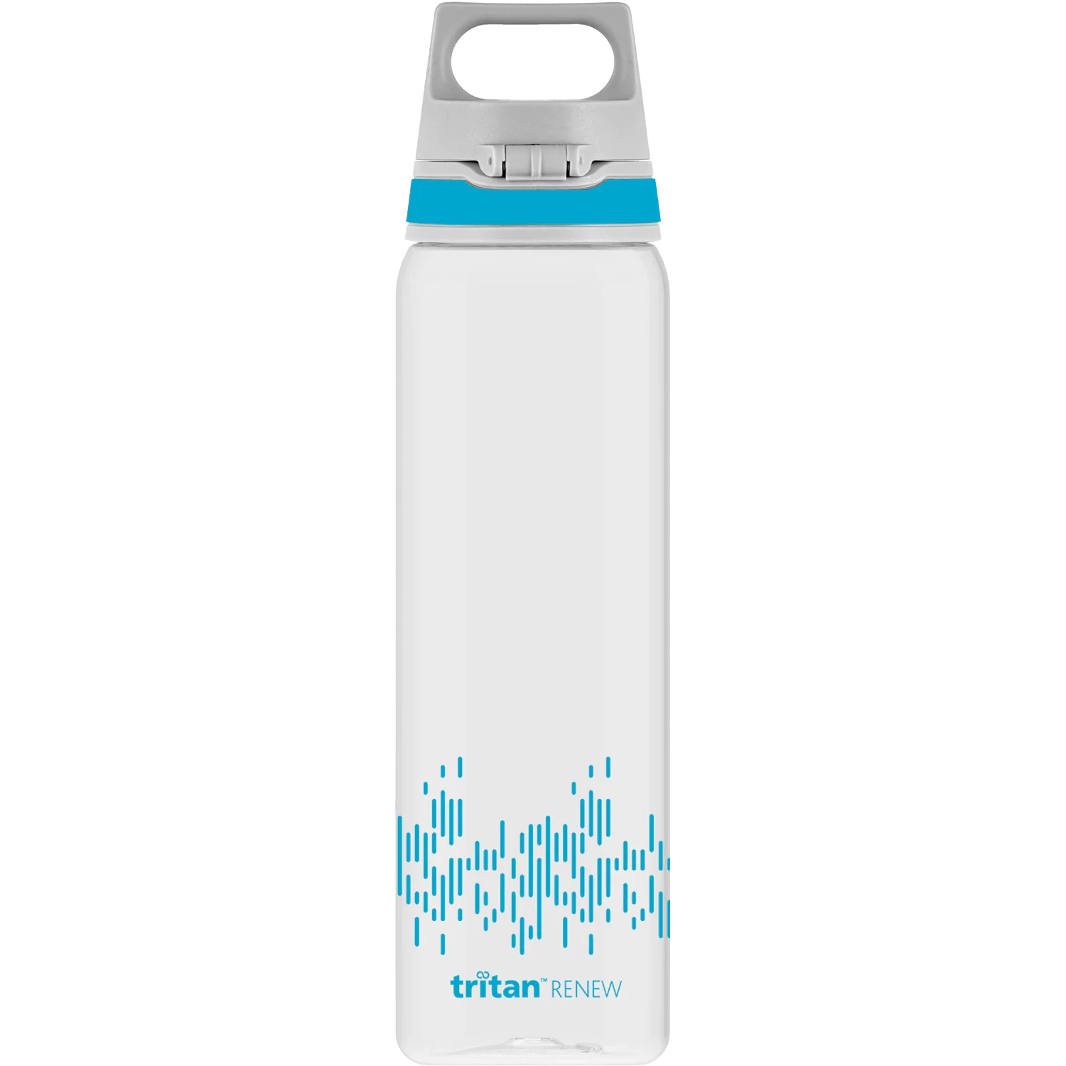 SIGG Total Clear ONE MyPlanet Bottle 0.75l - Tritan plastic Aqua 0.75l Cutlery