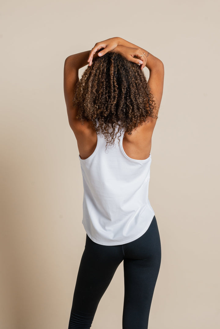 Train Relaxed Tank - Made from Recycled PET Shirt Girlfriend Collective