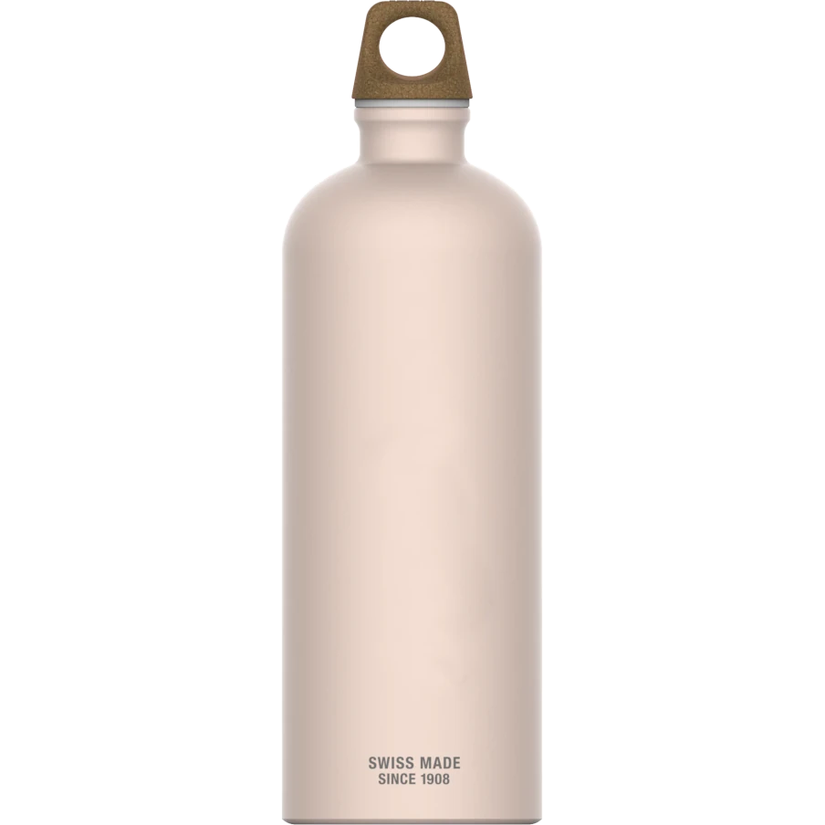 SIGG Traveller MyPlanet Bottle - 100% Recycled Aluminum Blush Cutlery