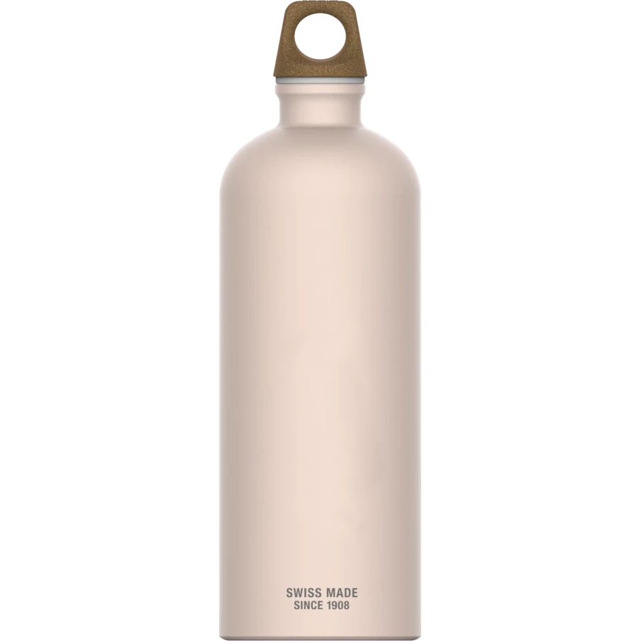 SIGG Traveller MyPlanet Bottle - 100% Recycled Aluminum Blush 1l Cutlery