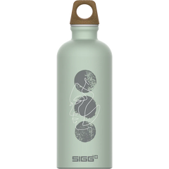 SIGG Traveller MyPlanet Bottle - 100% Recycled Aluminum Repeat 0.6l Cutlery
