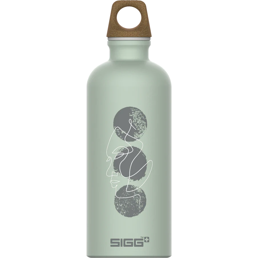 Traveller MyPlanet Bottle - 100% Recycled Aluminum Cutlery SIGG Repeat 0.6l
