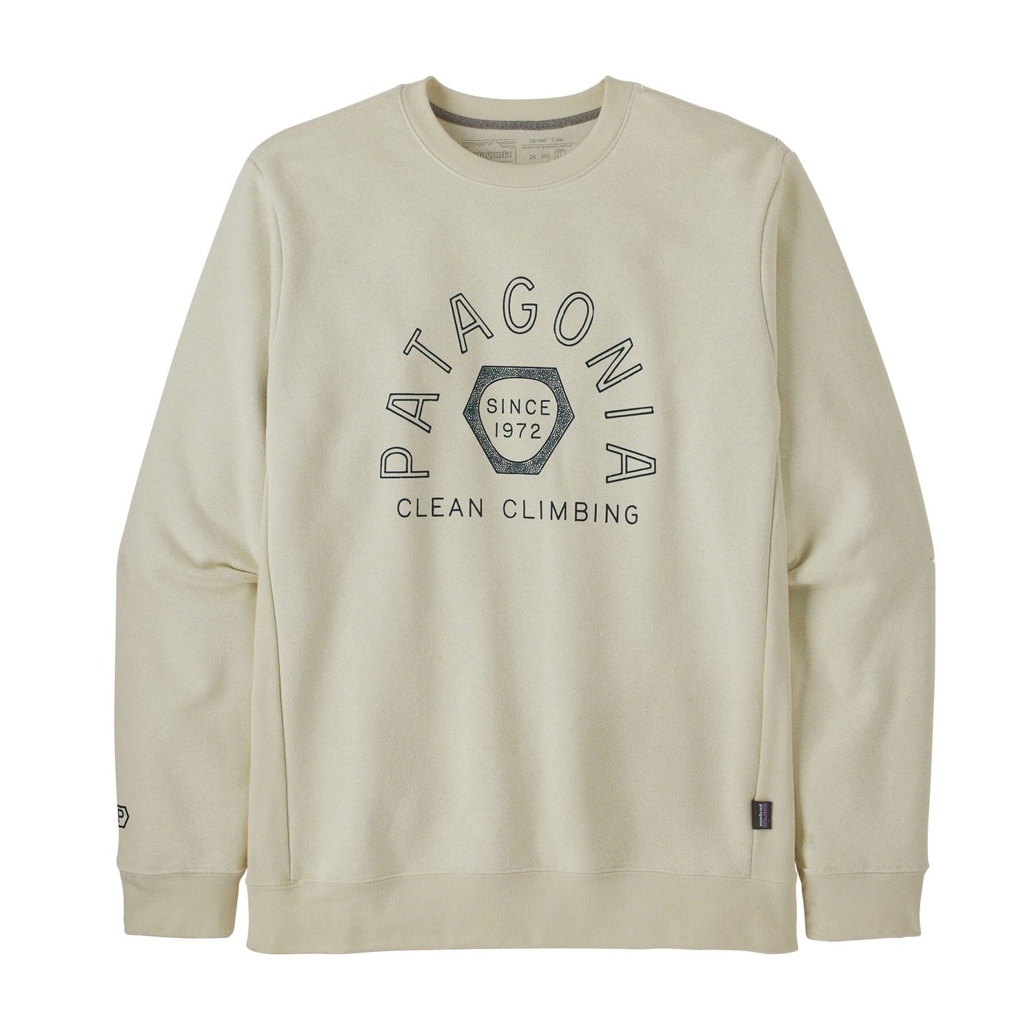 Patagonia - Unisex Clean Climb Hex Uprisal Crew Sweatshirt - Recycled PET & Recycled Cotton - Weekendbee - sustainable sportswear