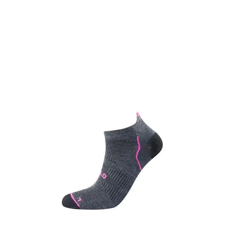 Unisex Energy Low Sock - Merino Wool Socks Devold Dark Grey / Pink 35-37