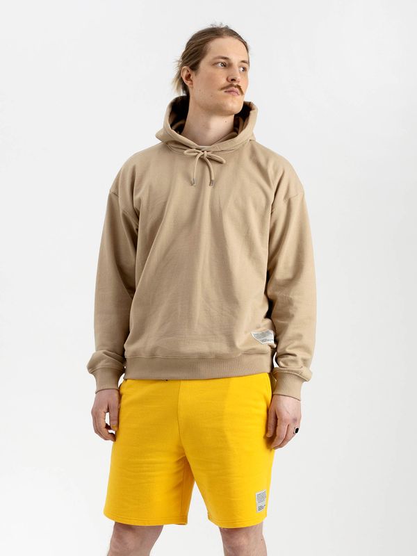 Unisex Loose Fit Hoodie - Recycled cotton & Recycled polyester Shirt Pure Waste Sand XS
