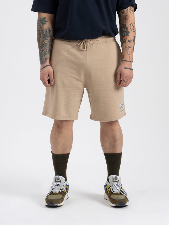 Unisex Loose Fit Sweatshorts - Recycled cotton & Recycled polyester Pants Pure Waste Sand XS