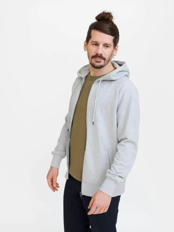 Unisex Zip Hoodie Raglan - Recycled Cotton & Recycled Polyester Shirt Pure Waste