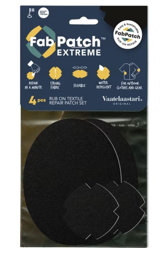 Vaatelaastari - Vaatelaastari Extreme 4pcs - FabPatch from polyamide - Weekendbee - sustainable sportswear