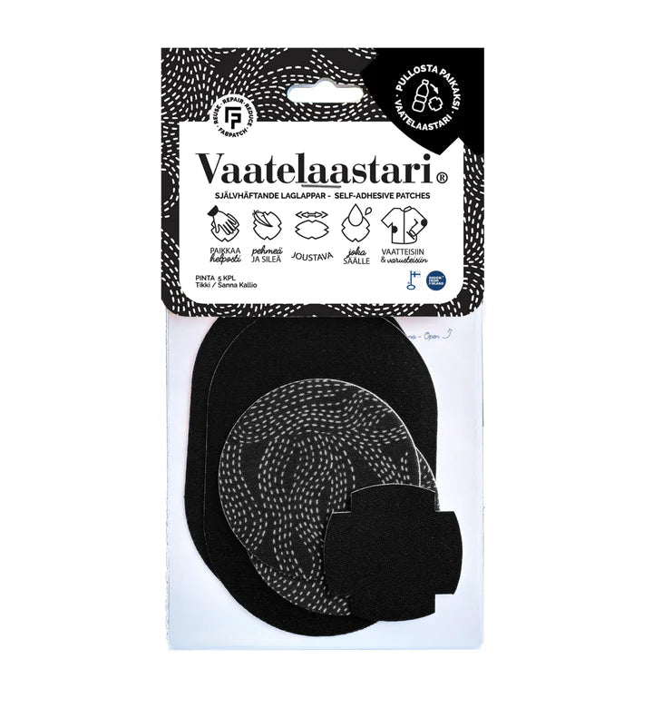 Vaatelaastari Vaatelaastari Pinta 5pcs - FabPatch from recycled polyester Care products